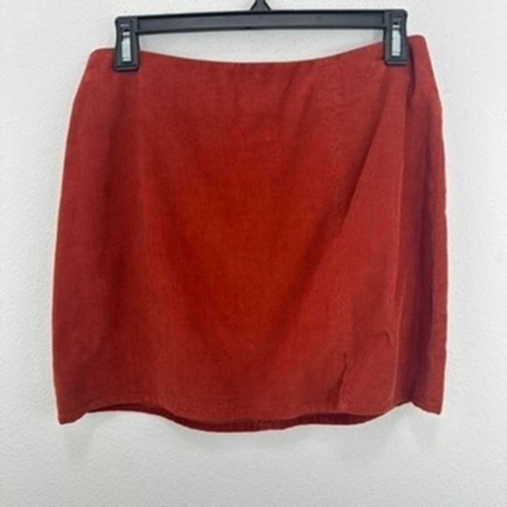 Abound Corduroy Mini Skirt Burnt Orange Size S Fall Casual Everyday Date Night